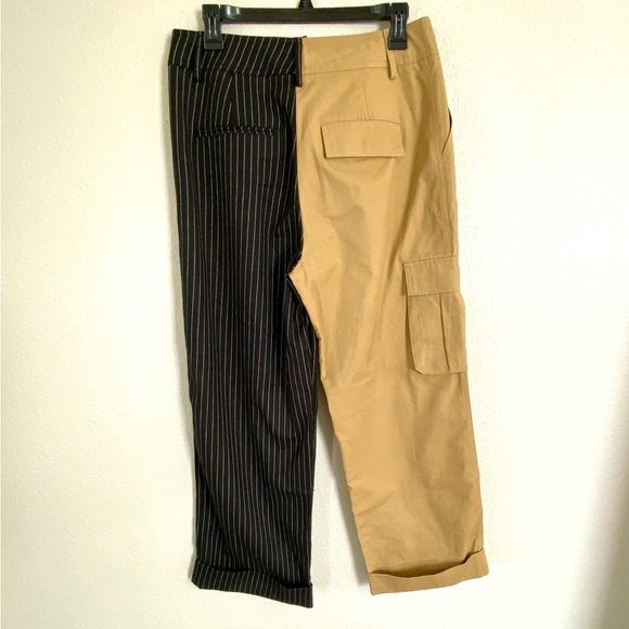 Chic Two-Tone Women's Trousers by Choosy - Picture 11 of 13
